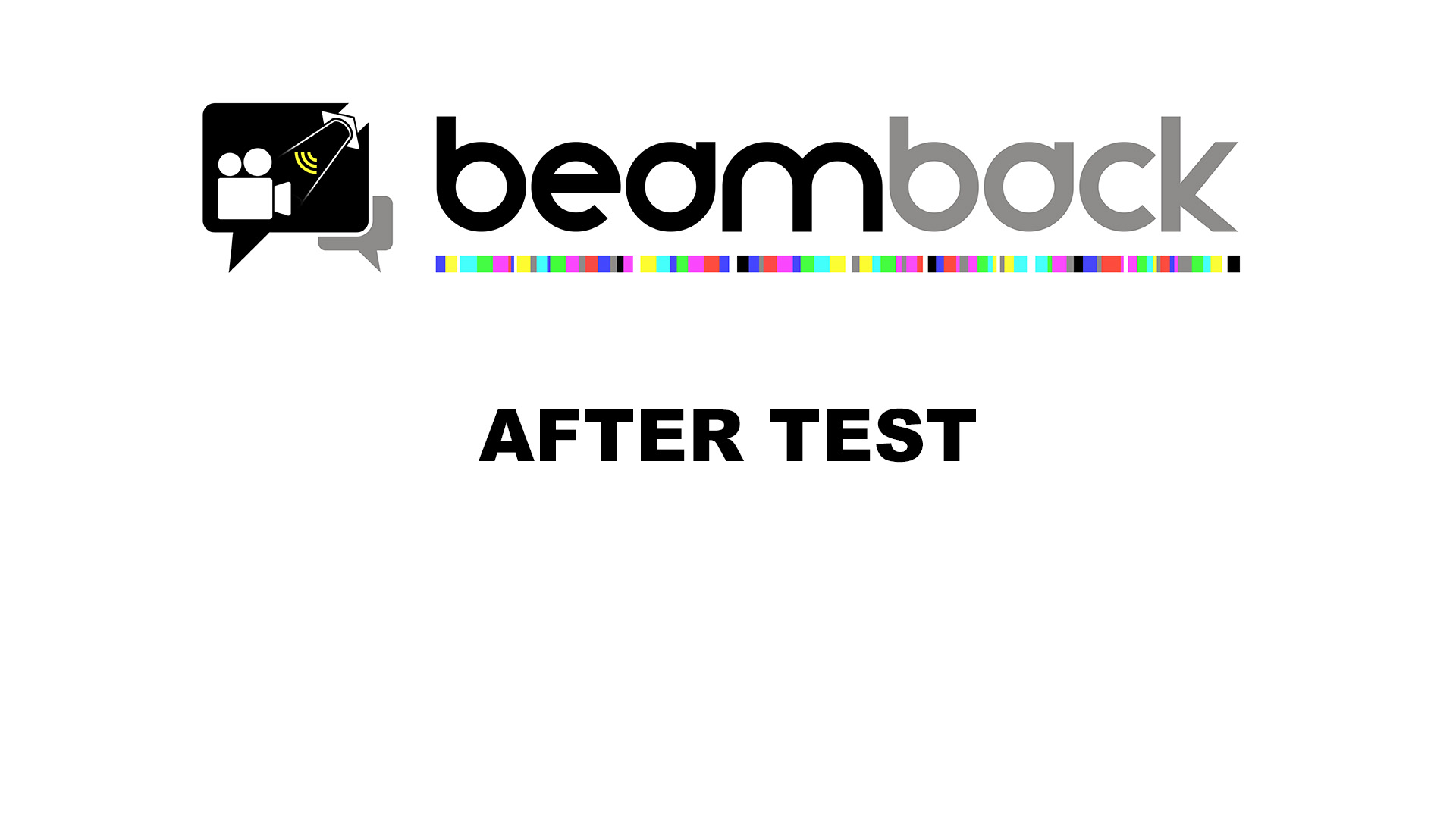 Beamback test live stream has ended